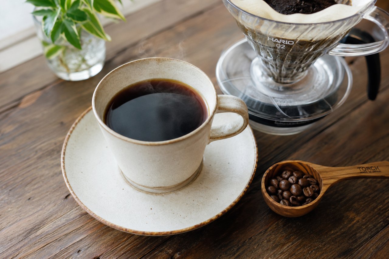 ぬくもりカフェのハンドドリップコーヒー