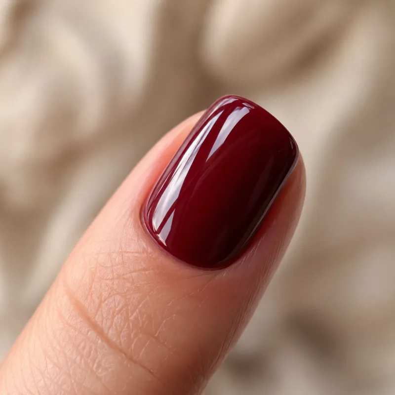 バーガンディのネイルデザイン