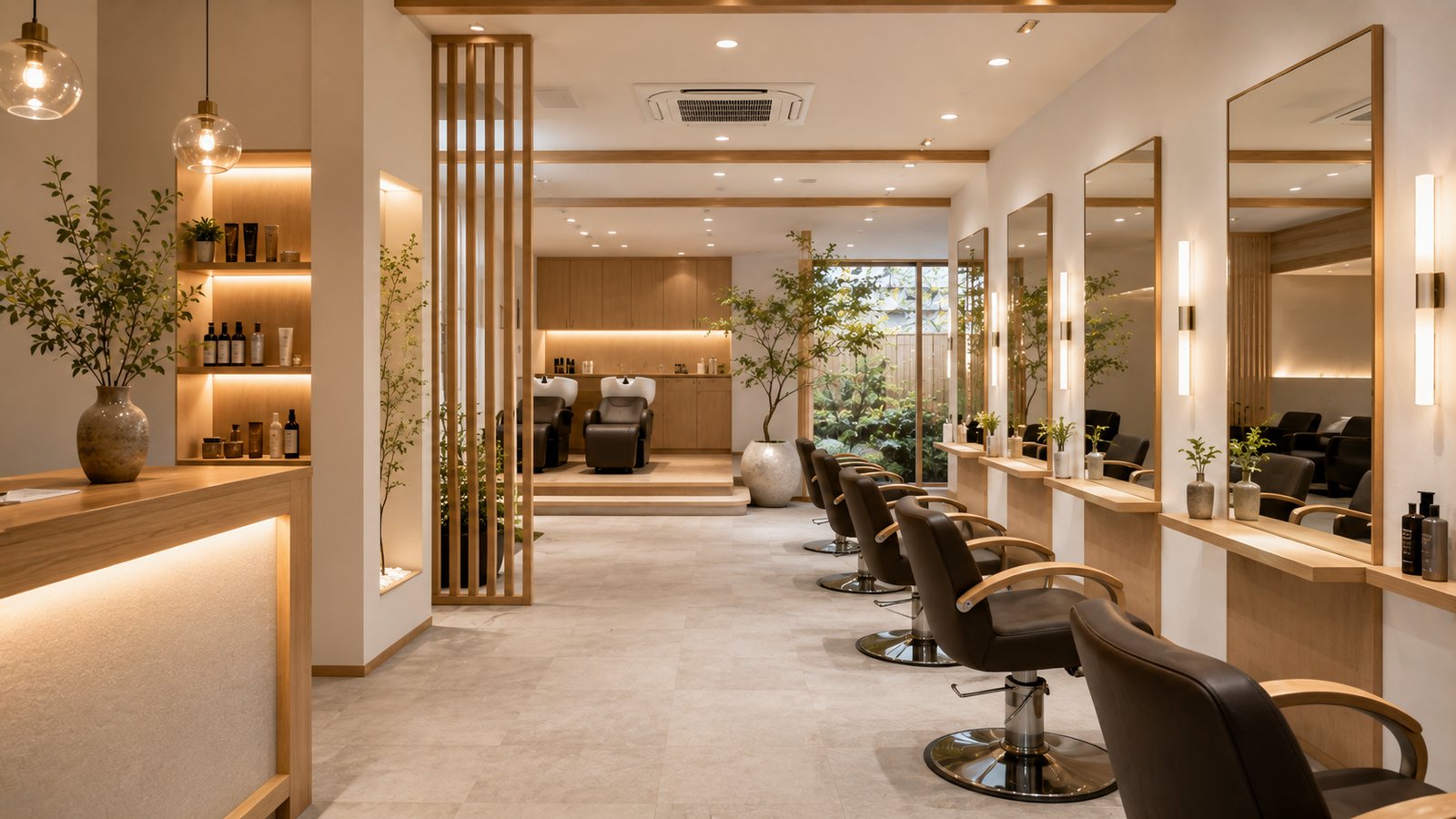 salon de luxeの店内