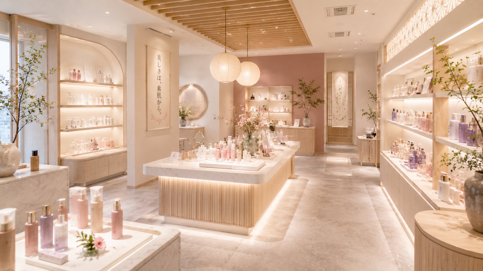 PURE Beauty Storeの店内
